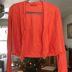 Cut Loose Vibrant Orange Knit Top